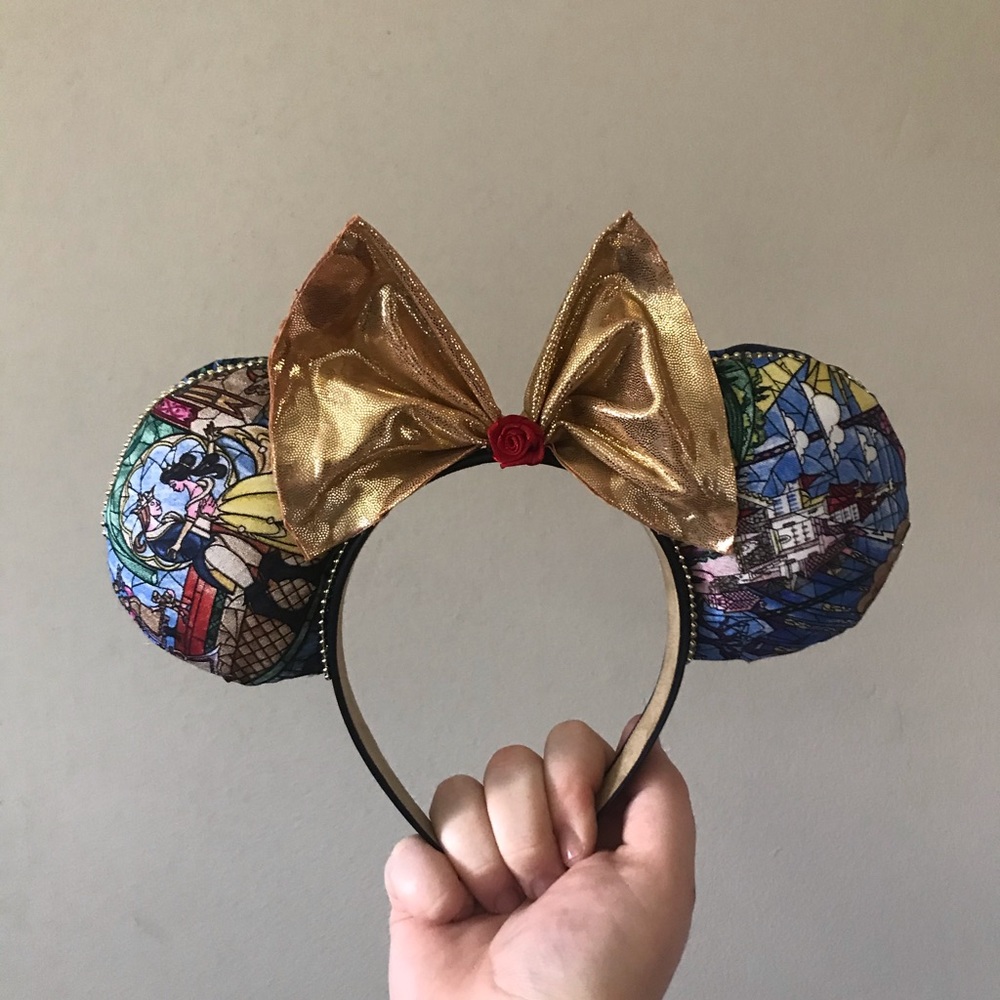 Beauty and the Beast Disney Mickey Minnie Ears - Picture 3 of 4